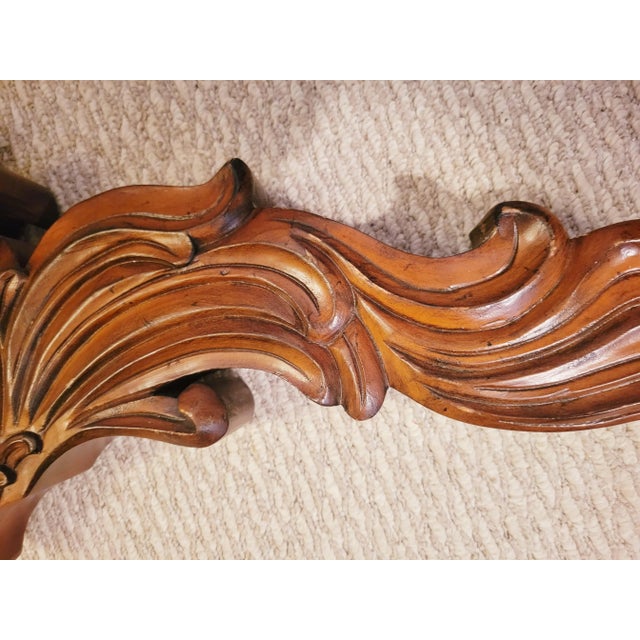 Vintage Solid Wood Pineapple Carved Piedemont Wall Plaque Room Decor For Sale - Image 9 of 11