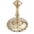 18th Century Cast Brass Queen Anne Petal Base Candlestick, 1760 For Sale - Image 5 of 7