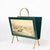Hollywood Regency Magazine Rack with Painted Scene, France, 1950s For Sale - Image 14 of 14