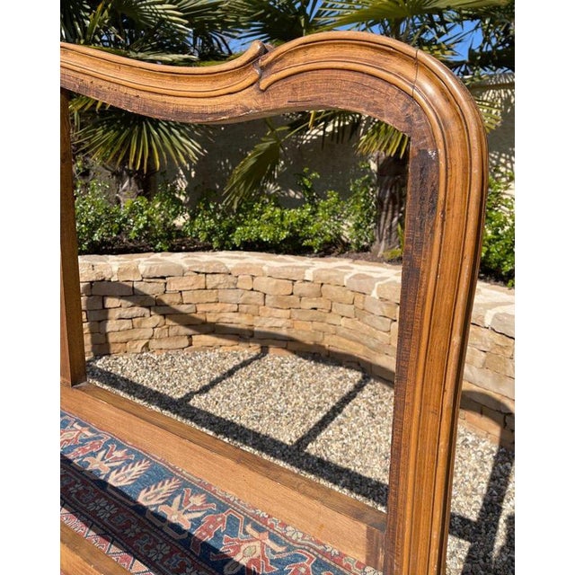 Louis XV Brown Wooden Bed For Sale - Image 10 of 12