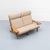 GE-375/2 Two-Seater Sofa by Hans Wegner for Getama, in Very Good conditions. Designed 1960 to 1969 This piece has an...