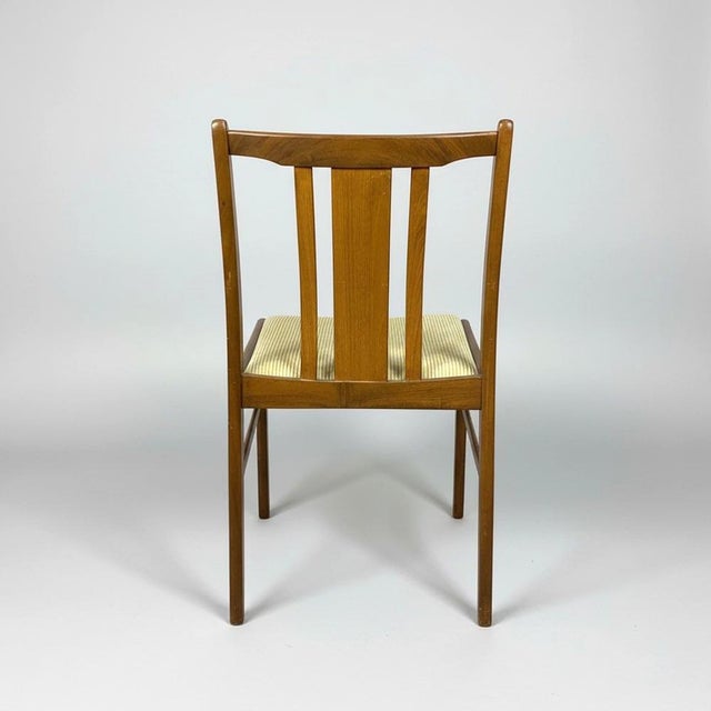 Vintage Nordic Chairs in Fabric, 1970, Set of 4 For Sale - Image 3 of 10
