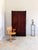 American 19th C. Walnut Cabinet With Scallop Trim American Primitive Armoire Closet For Sale - Image 3 of 16