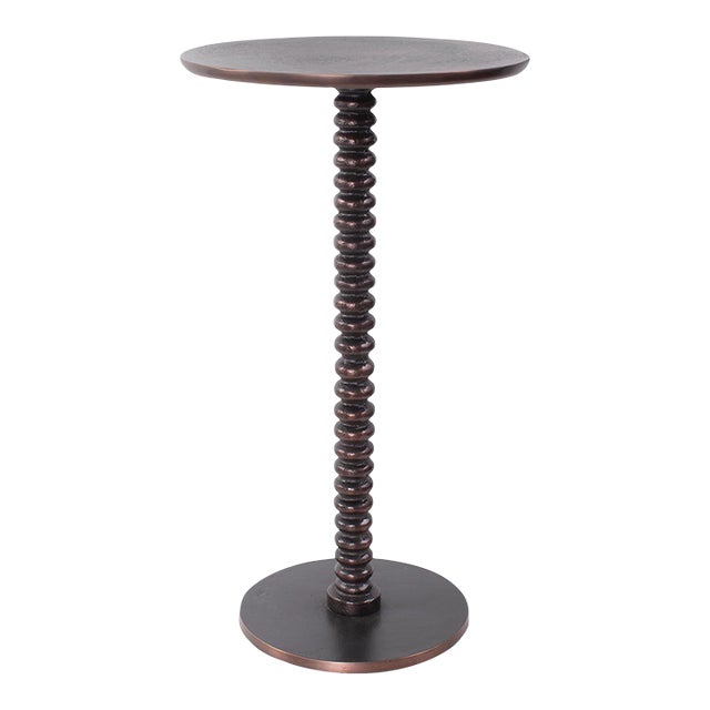Brancusi Antique Bronze Drinks Table For Sale