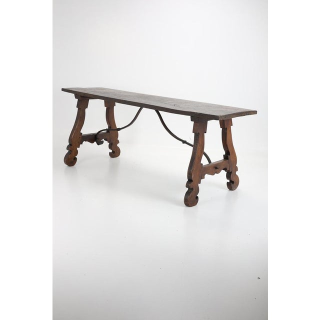 Antique Baroque Oak Table, 1760 For Sale - Image 11 of 15