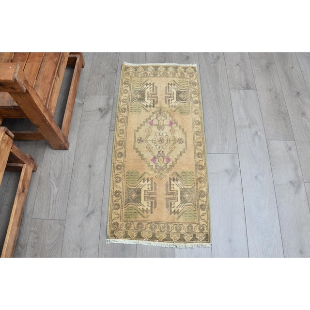 Kurdish Handmade Floral Carpet For Sale - Image 6 of 6