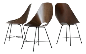 Medea Chairs by Vittorio Nobili for Fratelli Tagliabue - Set of 3