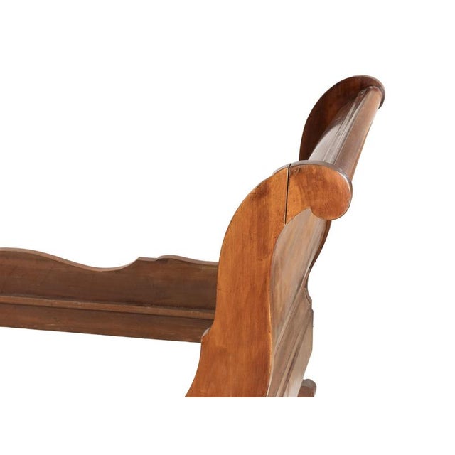 Vintage Wooden Bed, Italy, Early 20th Century For Sale - Image 5 of 7