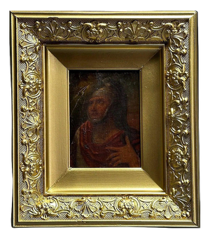 Unknown, Longinus, 1800s, Oil on Canvas, Framed