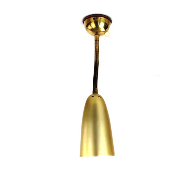 Mid-Century Modern Flex Arm Wall Lamp attributed to Rupert Nikoll, 1950s For Sale - Image 3 of 5