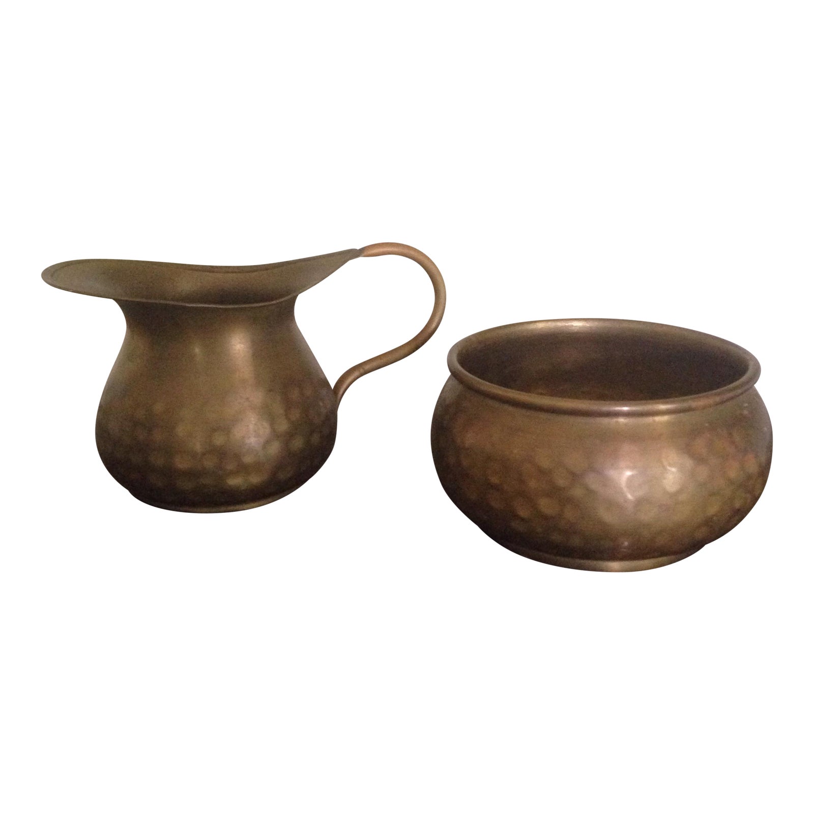 Vintage Brass Cream and Sugar Servers A Pair Chairish