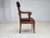 Armchairs in Carved Teak and Leather after Georges Jacob, 1920s-1930s, Set of 2 For Sale - Image 16 of 18