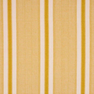 Sample - Schumacher X A Rum Fellow Ipala Hand Woven Stripe Fabric in Yellow For Sale