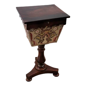 Antique 1830's William IV (4th) Rosewood Sew Box Sew Table Work Table