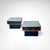 Coffee and Side Tables in Burl Wood and Acrylic Glass by Eric Maville for Jean-Claude Mahey, France, 1980s, Set of 3 For Sale - Image 6 of 10