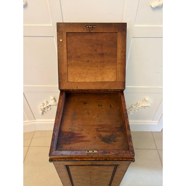 Antique George III Pollard Oak Davenport Desk with Slide and Turn Top, 1780s For Sale - Image 4 of 16