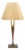 Gerald Thurston "Wishbone" Walnut and Bronzed Metal Table Lamp For Sale