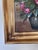 1960s Vintage Original Flower Still Life Oil Painting: Framed Floral Art For Sale - Image 5 of 10