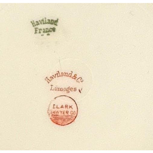 White Haviland Limoges 6" Plates, 1900's - Set of 4 For Sale - Image 8 of 11