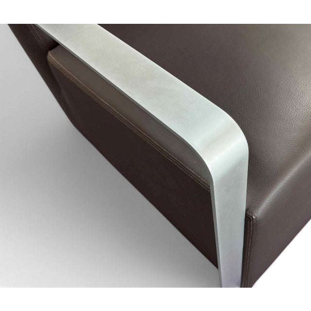 CasaDesús Brando Leather Lounge Chairs, a Pair For Sale - Image 4 of 4