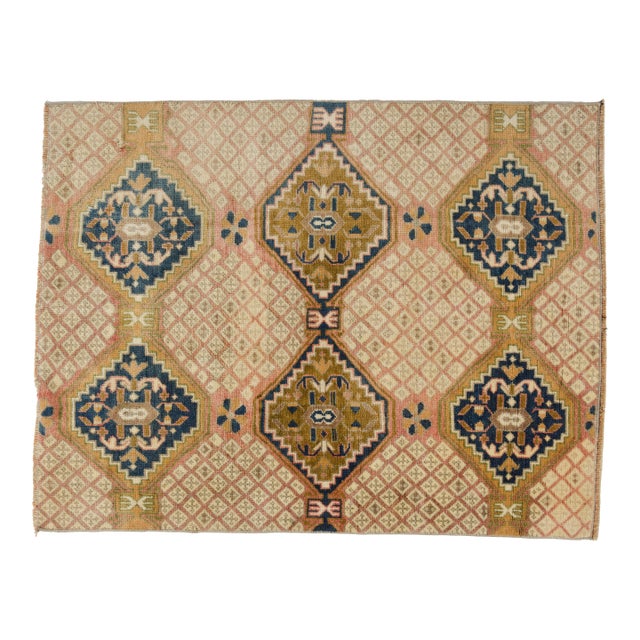 Mid 20th Century Small Anatolian Decorative Rug For Sale