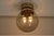 Large Czech Smoky Glass and Brass Ceiling Lights from Kamenický Šenov, 1970s, Set of 3 For Sale - Image 11 of 12