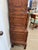 Wood British Colonial Style Woven Rattan and Faux Bamboo Cabinet That Converts to a Secretary, C 1970's For Sale - Image 7 of 11