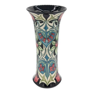 Moorcroft by Sian Leeper Vase - Isabella - Limited Edition W Box - 9.75" H For Sale