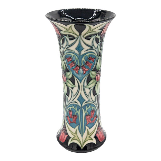 Moorcroft by Sian Leeper Vase - Isabella - Limited Edition W Box - 9.75" H For Sale