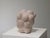 "Forma" Pink Granite Sculpture by Danish Artist Ole Mynster Herold For Sale - Image 4 of 4