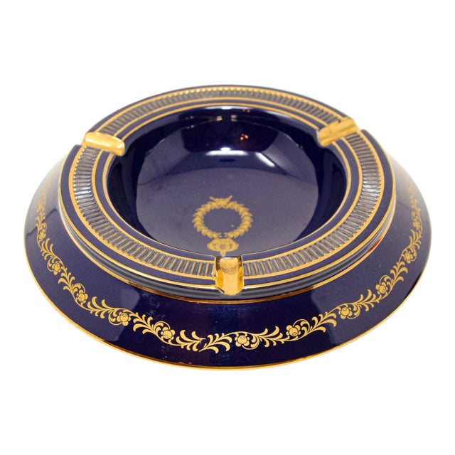 小物 Supreme GOLD SCALE ASHTRAY BLUE Supreme Gold Trim Ceramic Ashtray (FW17) - $34
