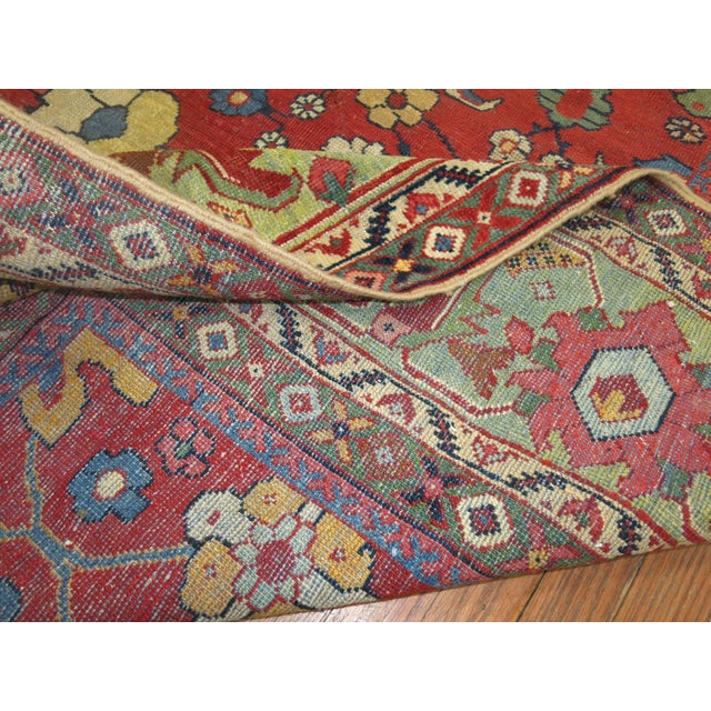 Early 20th Century Antique Zabihi Collection Persian Mahal Rug - 10'11" x 17'2" For Sale - Image 5 of 7