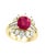 GIA Certified 3.6 Carat Burma Ruby Minor Heat and Diamond 18 Karat Gold Ring For Sale In New York - Image 6 of 18