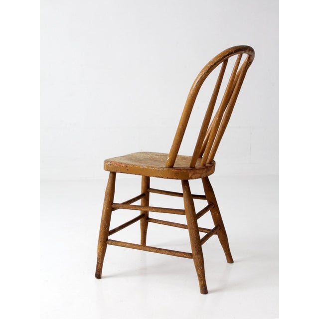Antique Windsor Farmhouse Chair For Sale - Image 10 of 18