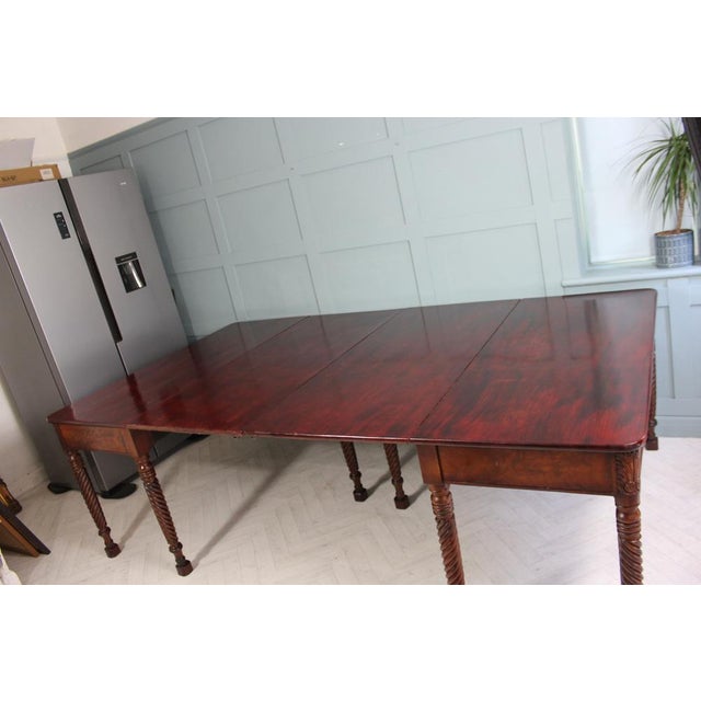 Antique Cuban Mahogany Dining Table For Sale - Image 14 of 18