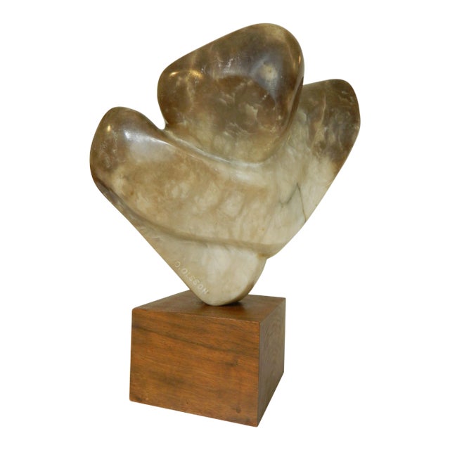 1960s O. Olsson Abstract Marble Sculpture For Sale