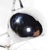 Mid-Century Modern 1960s Chrome Eyeball Sonneman Style Desk Lamp For Sale - Image 3 of 3