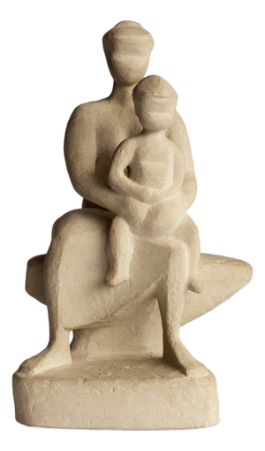 Mid-Century Modern Plaster Sculpture by Stig Blomberg, 1950s