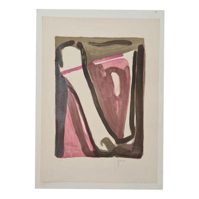 Bram Van Velde, Untitled, Lithograph For Sale