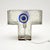 1960s Vintage Italian Glass and Steel Table Lamp, 1960 For Sale - Image 5 of 9