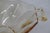Yellow Depression Glass Pedestal Bowl Octagonal Swirl Pattern With Handles 4891b For Sale - Image 4 of 13