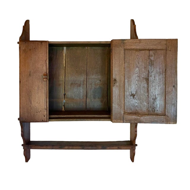 Traditional Late 18th Century Georgian Wall-Hanging Cabinet For Sale - Image 3 of 7