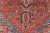 Early 20th Century Antique Persian Heriz Rug in Wool With Geometric Medallion Design in Jewel Tones For Sale - Image 9 of 13
