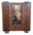 Art Deco Walnut Wardrobe, 1980s For Sale