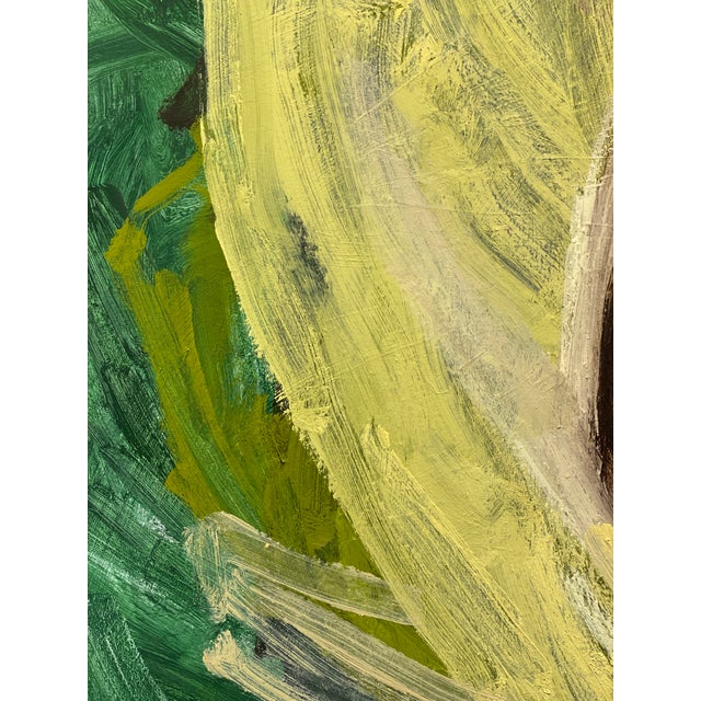 bulb (and though I fill it well I am but in-between) Oil on canvas 48 x 55 in. 2023 Eleana Daniel is an American oil...