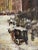 Late 20th Century Oil on Canvas Impressionist Cityscape. For Sale - Image 4 of 10