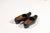 Black Petite Dutch 19th Century Ladies' Carved Wooden Clogs with Black Paint - A Pair For Sale - Image 8 of 12