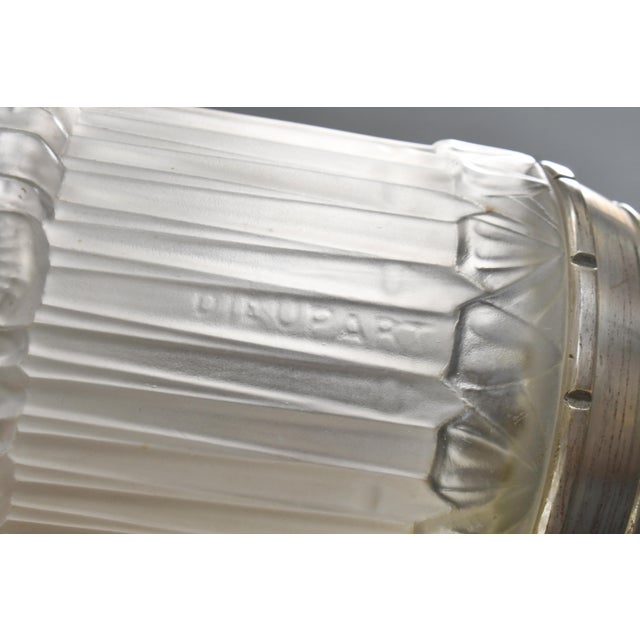 1930s French Art Deco Lamp by Henri Dieupart & Simonet Freres - France For Sale - Image 10 of 13