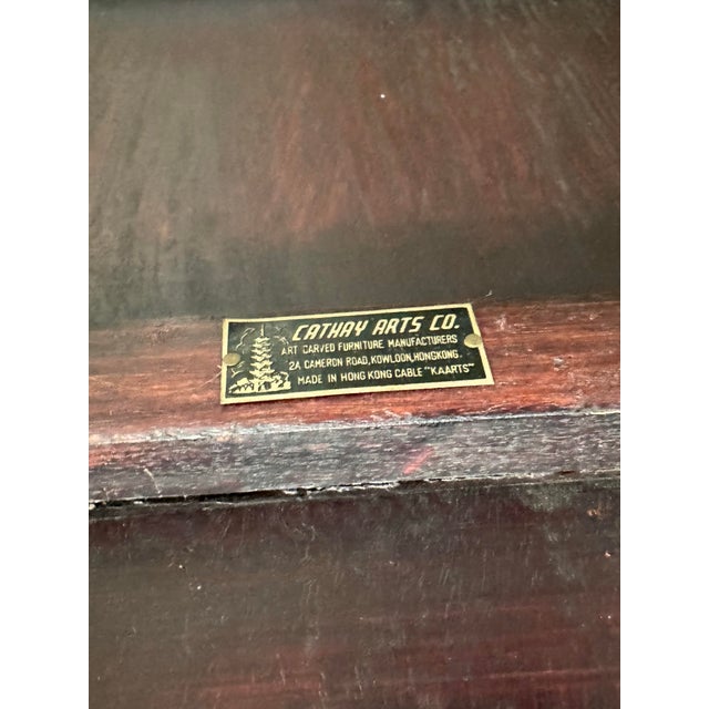 Cathay Arts Co. Ming-Style Low Coffee Table, Vintage For Sale - Image 12 of 12