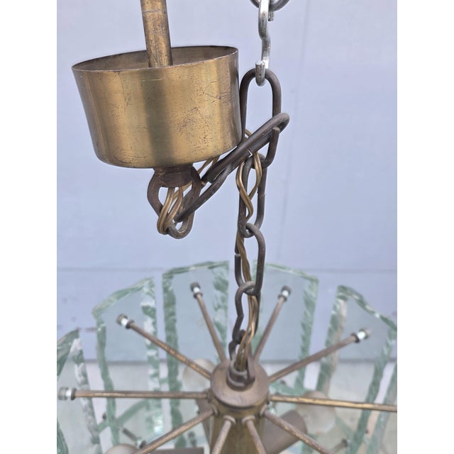Mid-Century Modern Chandelier in Crystal from Fontana Arte, Italy, 1950s For Sale - Image 3 of 14